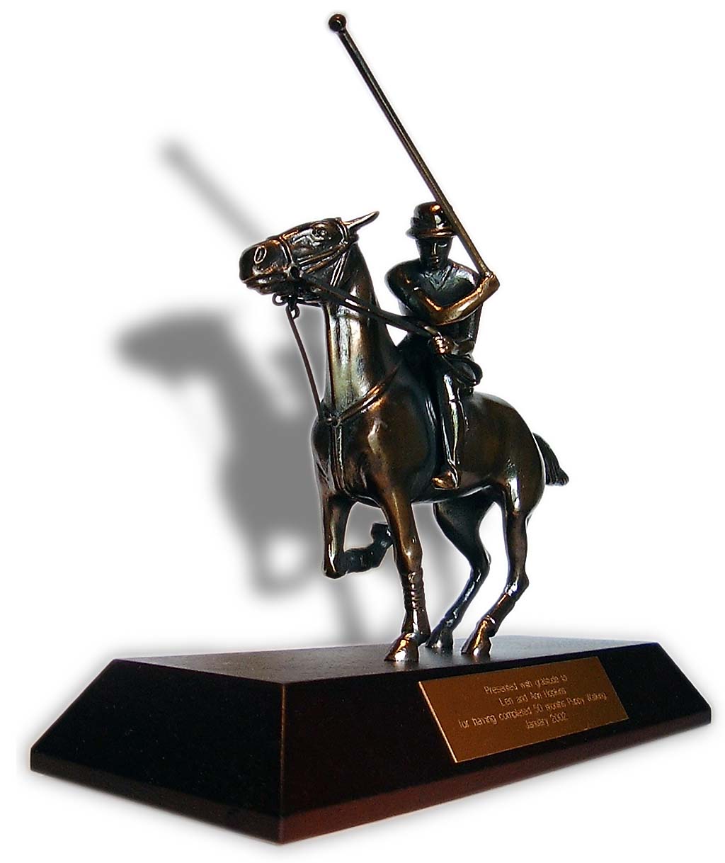Polo Pony & Rider Car Bonnet Mascot Hood Ornament
