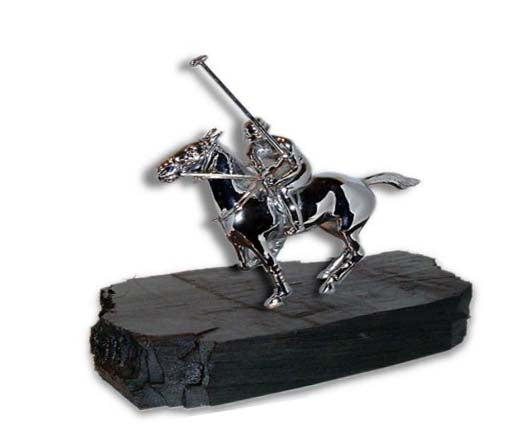 Polo Pony & Rider Car Bonnet Mascot Hood Ornament