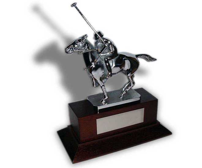 Polo Pony & Rider Car Bonnet Mascot Hood Ornament