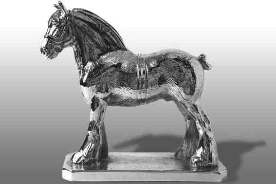 Shire Horse Car Bonnet Mascot Hood Ornament