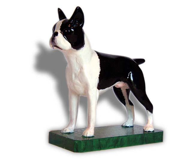 Boston Terrier Car Bonnet Mascot Hood Ornament
