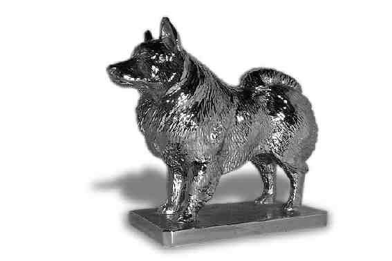 Finnish Spitz Car Bonnet Mascot Hood Ornament