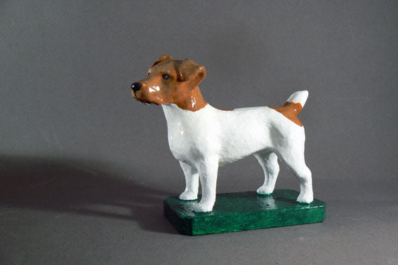 Jack Russell Terrier Car Bonnet Mascot Hood Ornament