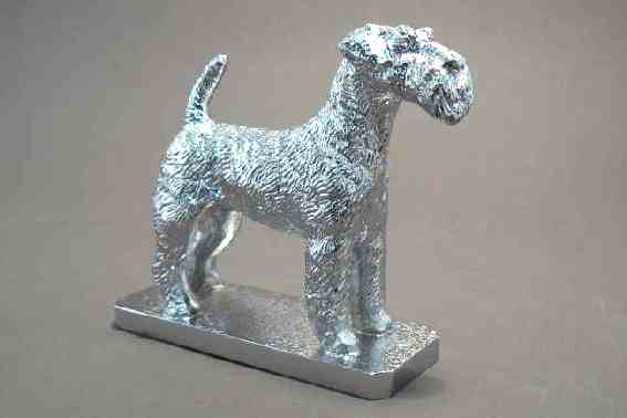 Irish Terrier Car Bonnet Mascot Hood Ornament