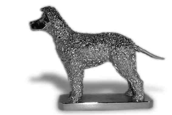 Irish Water Spaniel Car Bonnet Mascot Hood Ornament