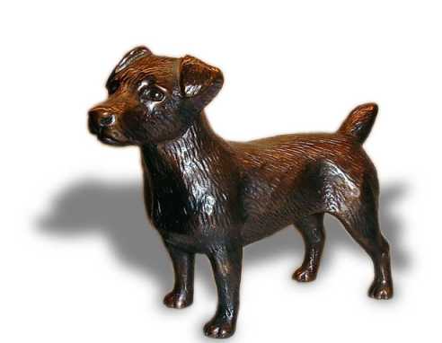 Jack Russell Terrier Car Bonnet Mascot Hood Ornament