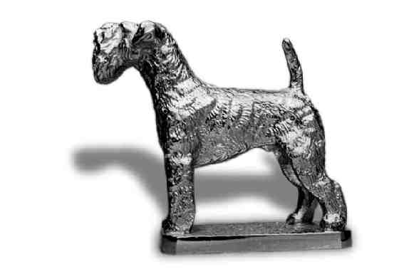 Kerry Blue Terrier Car Bonnet Mascot Hood Ornament