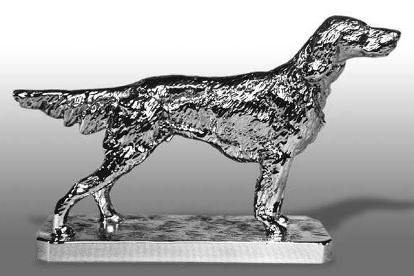 Setter. Irish Setter/ Red Setter Car Bonnet Mascot Hood Ornament
