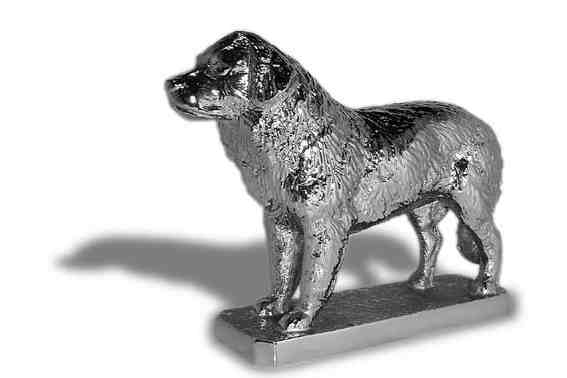 Saint Bernard Car Bonnet Mascot Hood Ornament