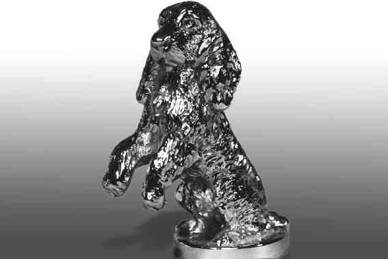 Spaniel. Cocker Spaniel - Sitting Car Bonnet Mascot Hood Ornament