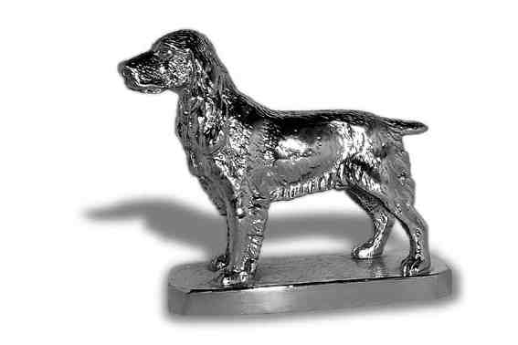 Spaniel. Springer/ Cocker Spaniel - Medium Car Bonnet Mascot Hood Ornament