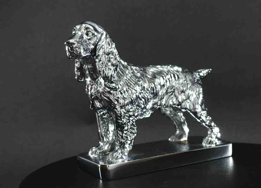Spaniel. Cocker/ Springer Spaniel - Large Car Bonnet Mascot Hood Ornament