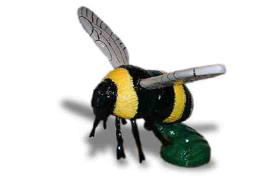 Bee. Bumble Bee Car Bonnet Mascot Hood Ornament