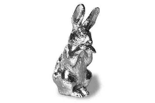 Bunny Rabbit, eating lettuce Car Bonnet Mascot Hood Ornament