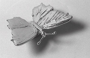 Butterfly Chrome Plated (Standard Finish) Car Bonnet Mascot Hood Ornament