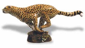 Cheetah Enamelled Car Bonnet Mascot Hood Ornament