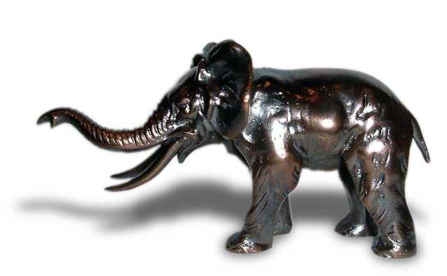 Elephant. African Elephant Car Bonnet Mascot Hood Ornament