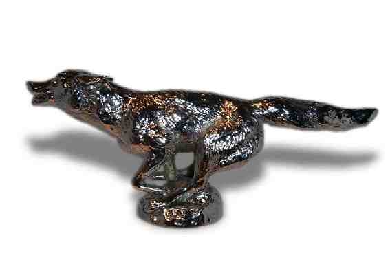 Fox. Galloping Fox - large Car Bonnet Mascot Hood Ornament