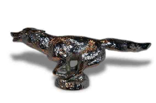 Fox. Galloping Fox - large Car Bonnet Mascot Hood Ornament
