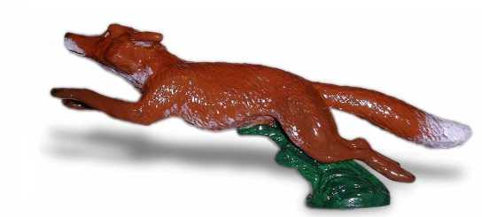 Fox. Running Fox - large Car Bonnet Mascot Hood Ornament