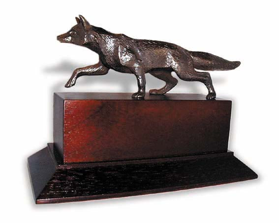 Fox. Stalking Fox Car Bonnet Mascot Hood Ornament