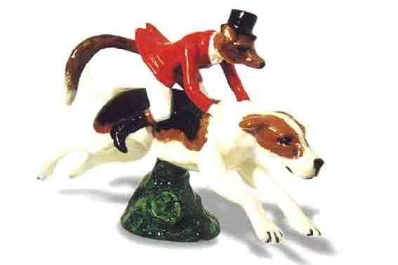 Fox. Fox riding Hound Car Bonnet Mascot Hood Ornament