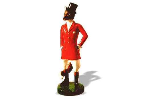 Fox. Gentleman Fox, enamelled, large Car Bonnet Mascot Hood Ornament