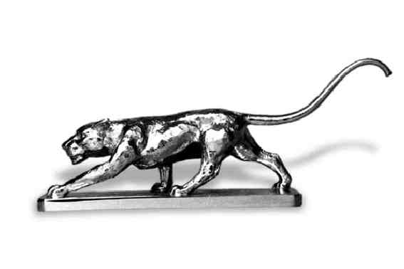 Panther, Stalking Car Bonnet Mascot Hood Ornament