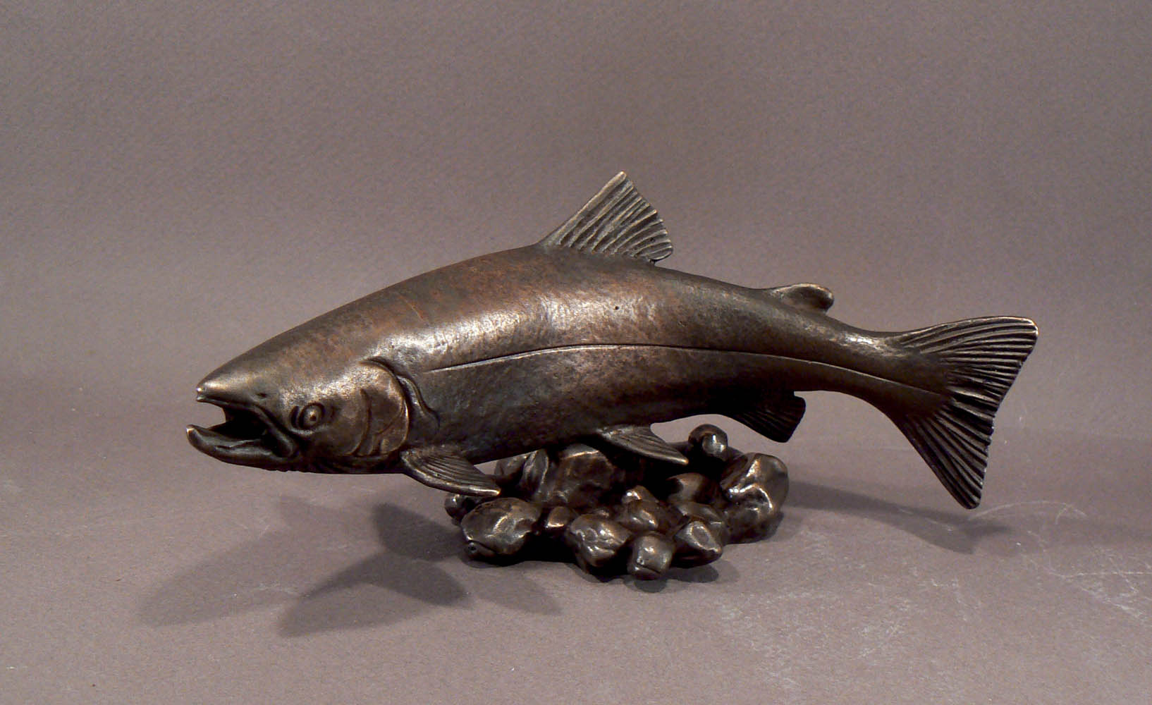 Salmon, swimming Car Bonnet Mascot Hood Ornament