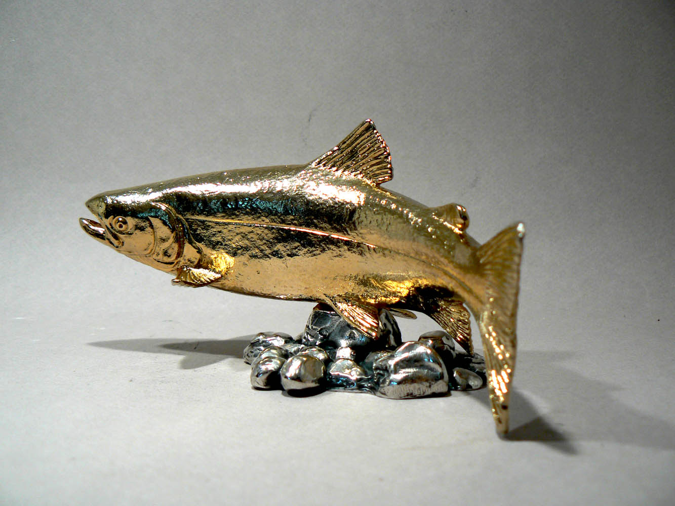 Salmon, swimming Car Bonnet Mascot Hood Ornament