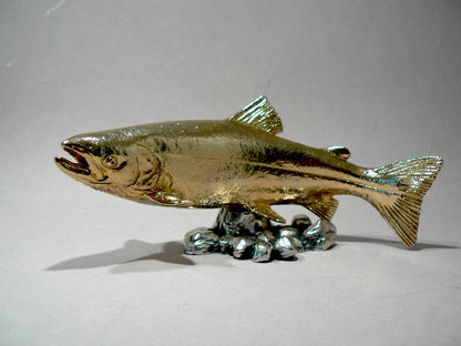 Salmon, swimming Car Bonnet Mascot Hood Ornament