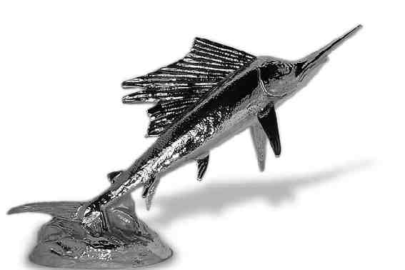 Sailfish Car Bonnet Mascot Hood Ornament