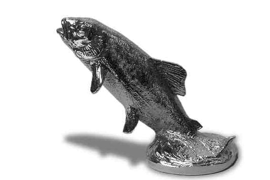 Trout, leaping Car Bonnet Mascot Hood Ornament