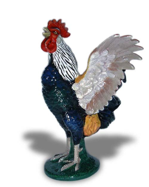 Cockerel, crowing Car Bonnet Mascot Hood Ornament