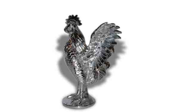 Cockerel, crowing Car Bonnet Mascot Hood Ornament