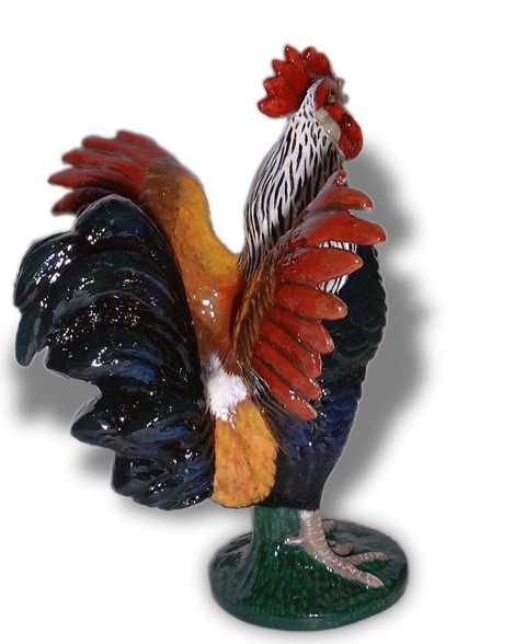 Cockerel, crowing Car Bonnet Mascot Hood Ornament
