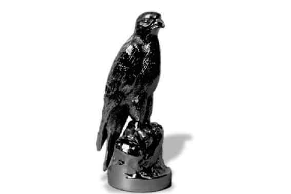 Falcon on Rock Car Bonnet Mascot Hood Ornament