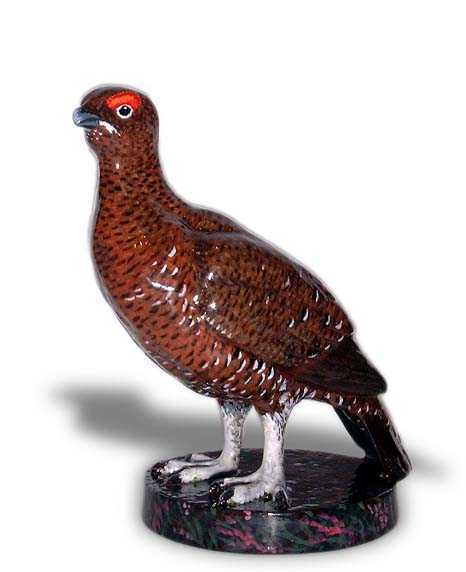 Grouse, standing Car Bonnet Mascot Hood Ornament