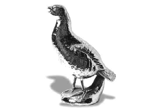 Partridge, standing Car Bonnet Mascot Hood Ornament