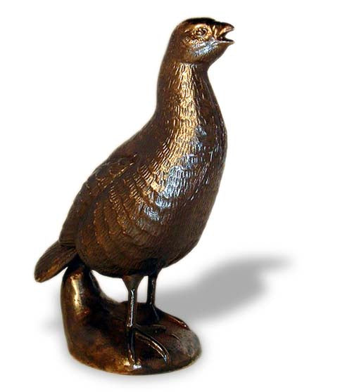 Partridge, standing Car Bonnet Mascot Hood Ornament
