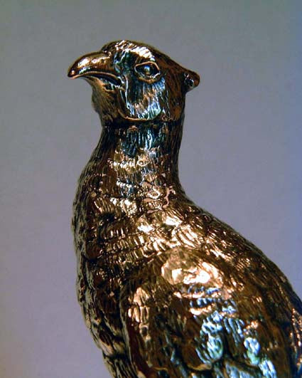 Pheasant, standing Car Bonnet Mascot Hood Ornament