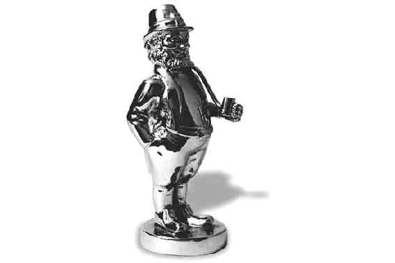 Leprechaun Car Bonnet Mascot Hood Ornament