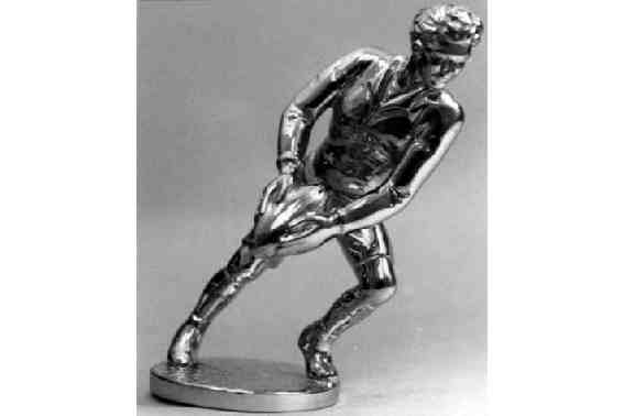Rugby Player Car Bonnet Mascot Hood Ornament