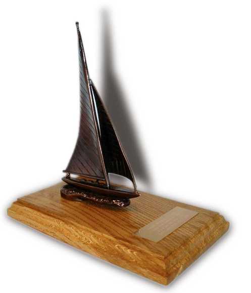 Sailing Yacht Car Bonnet Mascot Hood Ornament