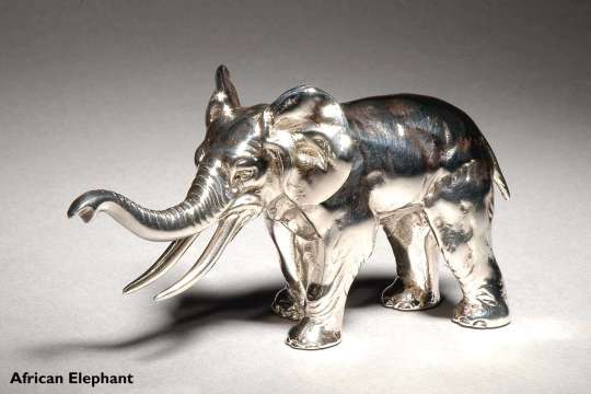 Elephant. African Elephant Car Bonnet Mascot Hood Ornament