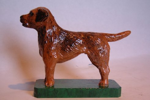 Border Terrier Car Bonnet Mascot Hood Ornament