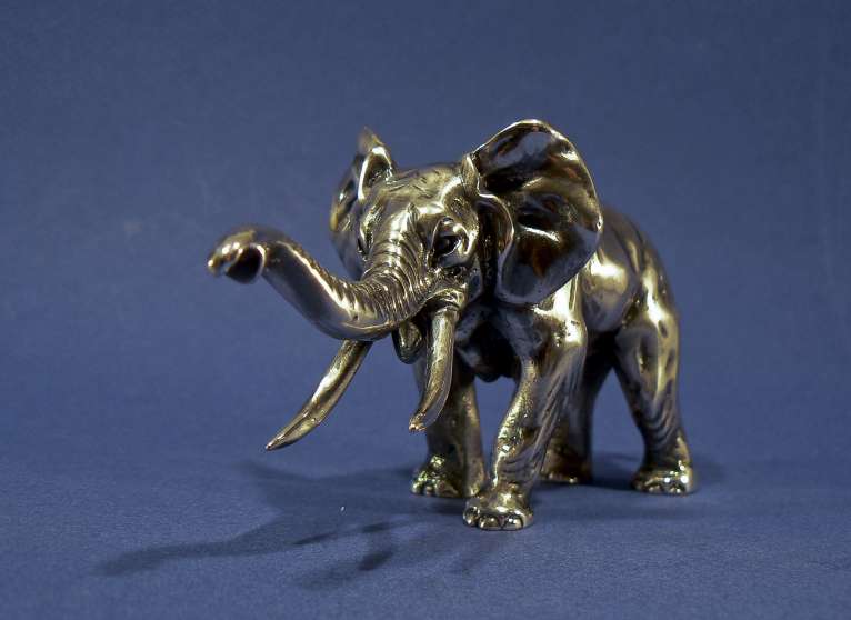 Elephant. African Elephant Car Bonnet Mascot Hood Ornament