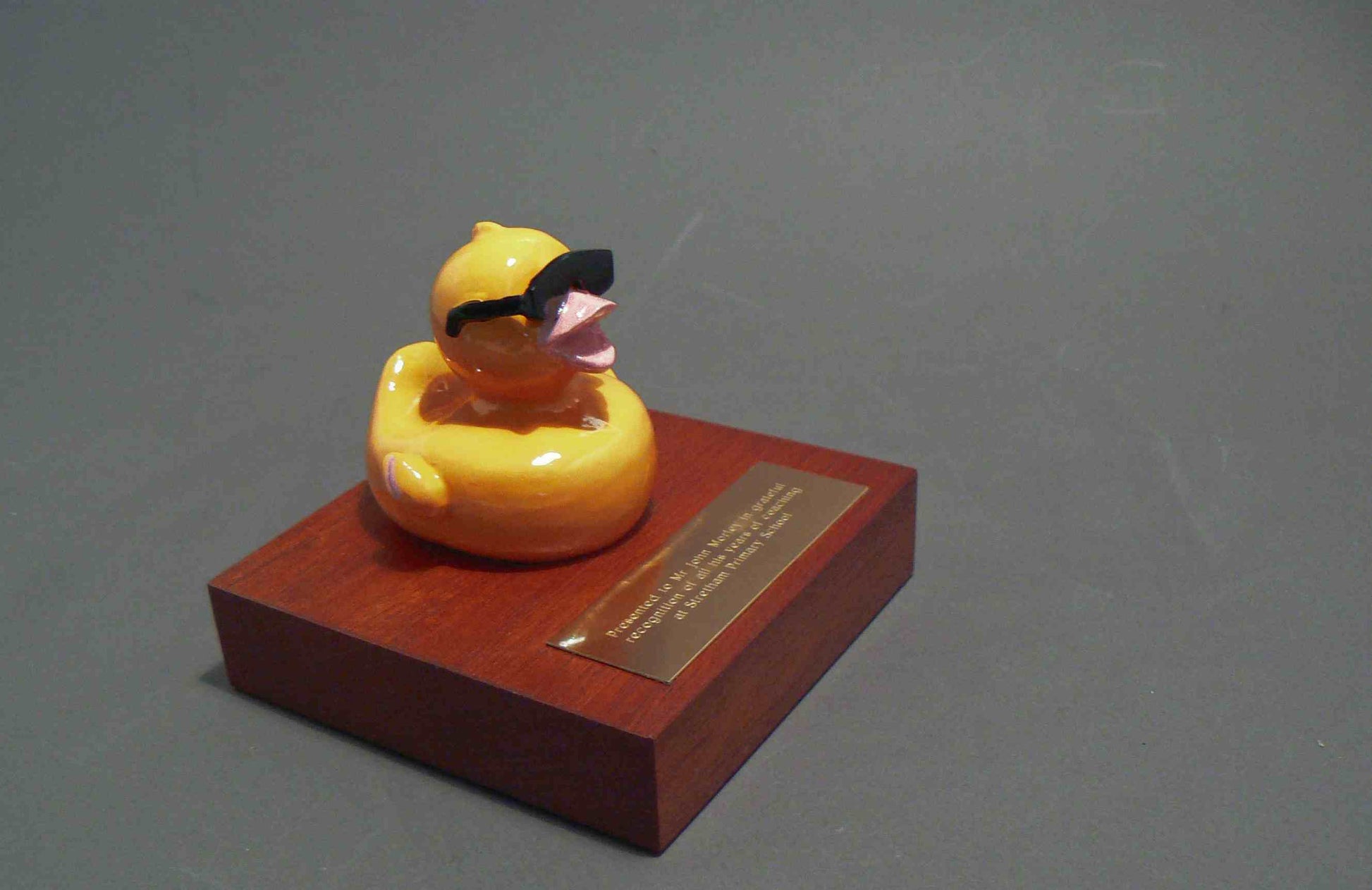 Rubber Duck, enamelled Car Bonnet Mascot Hood Ornament