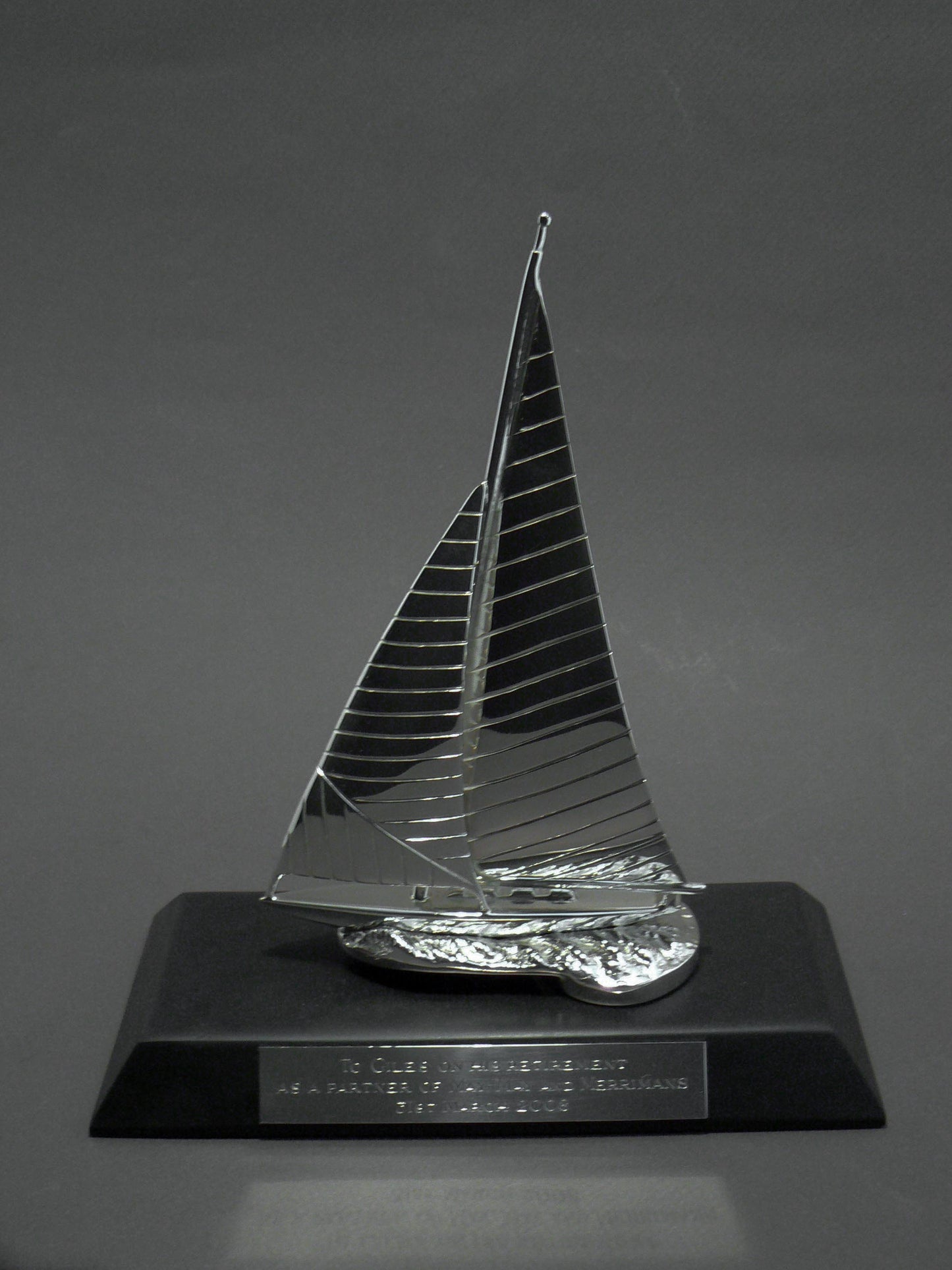 Sailing Yacht Car Bonnet Mascot Hood Ornament