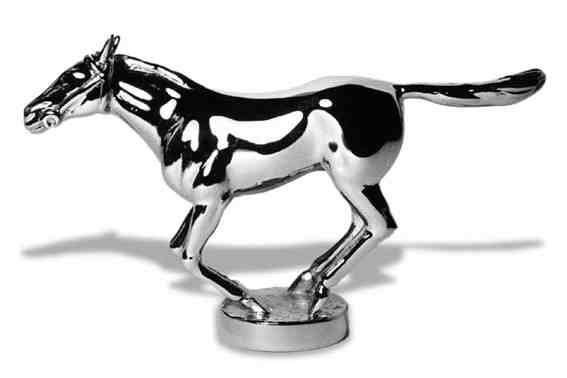 Newmarket, small without jockey Car Bonnet Mascot Hood Ornament